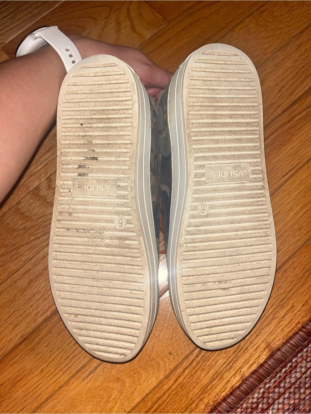 Camo and Orange J / Slides Sneakers - Picture 4 of 6